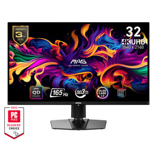MSI MAG 321UP QD-OLED 4K Gamer Monitor 165Hz - 31,5"