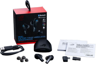 ASUS ROG Cetra True Wireless SpeedNova Vezeték Nélküli Gamer Fülhallgató TWS - Fekete