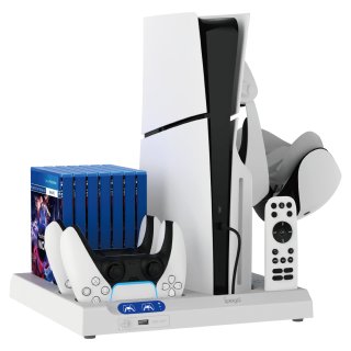 iPega PG-P5S028 - All-in-One Töltőállvány Playstation 5 / Playstation 5 Slim - PS5