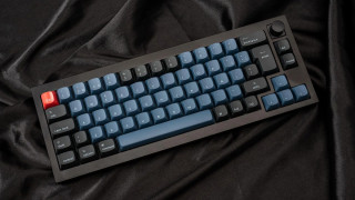 Keychron Q2 Barebone Knob RGB Gamer Billentyűzet Alap Fekete - ISO Kiosztás!
