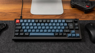 Keychron Q2 Barebone Knob RGB Gamer Billentyűzet Alap Fekete - ISO Kiosztás!