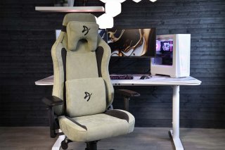 Arozzi Vernazza Supersoft Fabric Gamer Szék - Barna