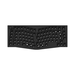 Keychron Q10 Knob Barebone RGB Gamer Billentyűzet Alap - Fekete - ISO kiosztás!