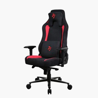 Arozzi Vernazza Supersoft Fabric Gamer Szék - Fekete-Piros