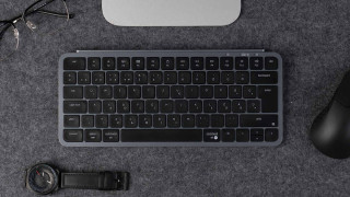 Keychron B1 Pro Scissor Switch Vezeték Nélküli Mechanikus Billentyűzet - Fekete-Szürke - Magyar