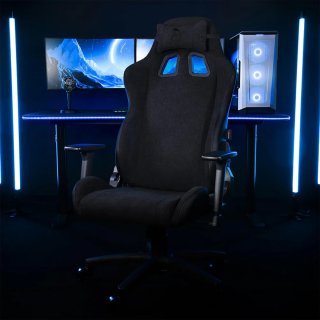 Arozzi Avanti Soft Fabric Gamer Szék - Fekete