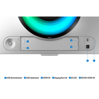 Samsung Odyssey G9 Dual QHD Ívelt OLED Gamer Monitor 240Hz - 49