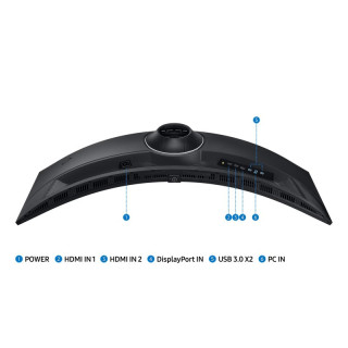 Samsung Odyssey G9 G95C Ívelt Gamer Monitor 240Hz - 49"