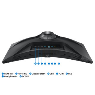 Samsung Odyssey Neo G7 4K Ívelt Gamer Monitor 165Hz - 32"