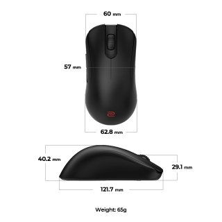 Zowie ZA13-DW 4K Vezeték Nélküli Gamer Egér - Fekete