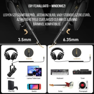 MAONO MH700 Professzionális Monitoring Headset