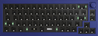 Keychron Q2 Barebone Knob RGB Gamer Billentyűzet Alap Fekete - ISO kiosztás!