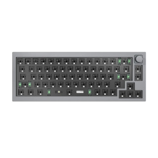 Keychron Q2 Barebone Knob RGB Gamer Billentyűzet Alap Szürke - ISO kiosztás!