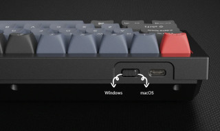 Keychron Q2 Barebone RGB Gamer Billentyűzet Alap Kék - ISO kiosztás!
