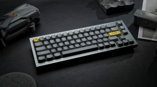 Keychron Q2 Barebone RGB Gamer Billentyűzet Alap Kék - ISO kiosztás!