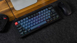 Keychron Q4 RGB Knob Barebone Gamer Billentyűzet Alap Kék - ISO Kiosztás!