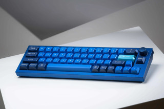 Keychron Q9 Barebone RGB Knob Gamer Billentyűzet Alap Kék - ISO Kiosztás!