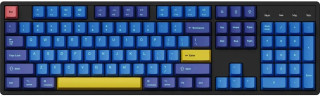 Keychron OEM Dye-Sub PBT - Beach - Magyar Billentyűkészlet - Kék