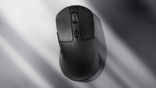 Keychron M3 4K Vezeték Nélküli Bluetooth Gamer Egér - Fekete