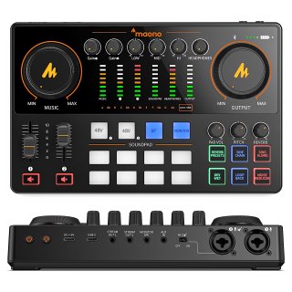 MAONO Maonocaster AME2 Gen2 Professzionális Audio interfész és Podcast keverő