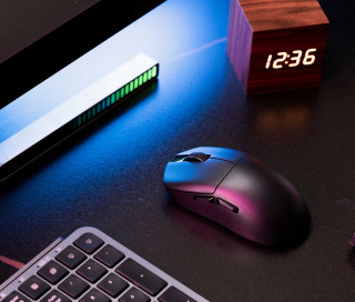 Keychron Lemokey G1 Vezeték Nélküli Bluetooth Gamer Egér - Fekete