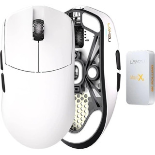 LAMZU MAYA X 8K Vezeték Nélküli Gamer Egér - Fehér