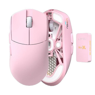 LAMZU MAYA X 8K Vezeték Nélküli Gamer Egér - Pink
