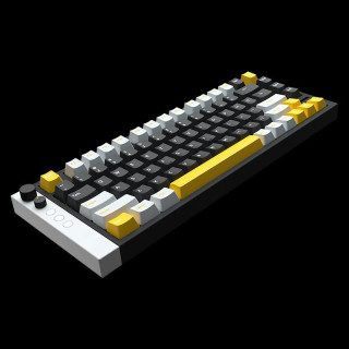 LAMZU JET 75 Mechanikus Gamer Billentyűzet - Fekete - Angol Kiosztás!