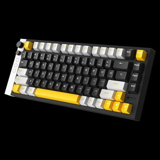 LAMZU JET 75 Mechanikus Gamer Billentyűzet - Fekete - Angol Kiosztás!