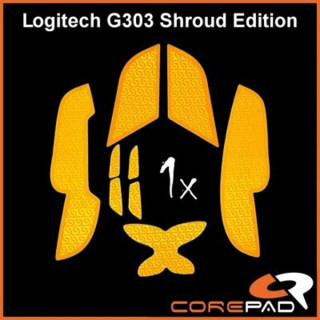 Corepad Logitech G303 Shroud Edition Soft Grips - Narancssárga