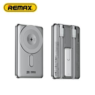 Remax Magnetic CX-2 MagSafe Vezeték Nélküli Gyorstöltő Powerbank 10000mAh - Ezüst