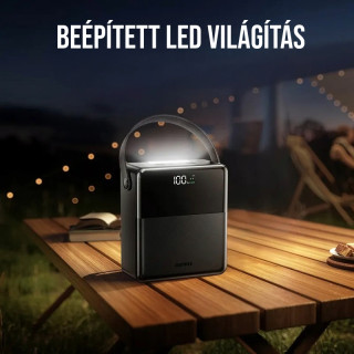Remax Piloteer Series FP-1 Gyorstöltő Powerbank 100000mAh - Fekete