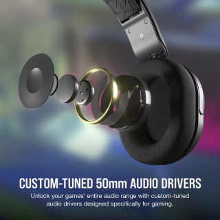 CORSAIR HS35 SURROUND v2 Gamer Headset - Carbon