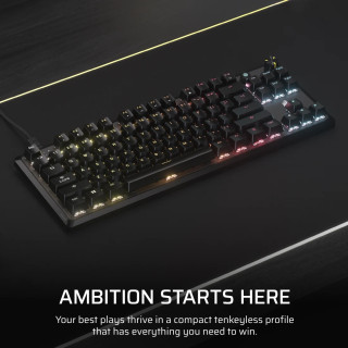CORSAIR K70 CORE TKL RGB Mechanikus Gamer Billentyűzet - Angol Kiosztás!