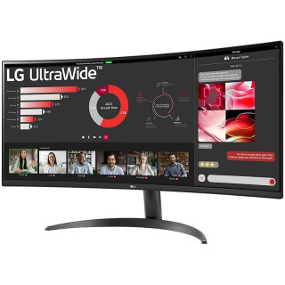 LG 34WR50QK-B UltraWide Ívelt Monitor 100Hz - 34"