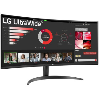 LG 34WR50QK-B UltraWide Ívelt Monitor 100Hz - 34"