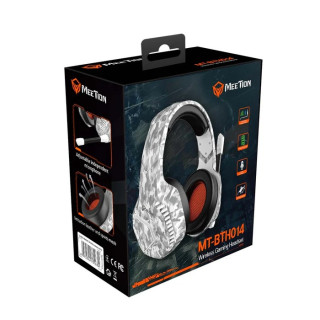 Meetion BTH014 Vezeték Nélküli Gamer Headset - Fehér