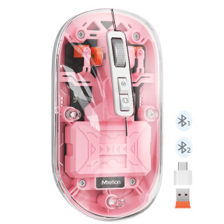 Meetion BTM005 Vezeték Nélküli Egér - Pink