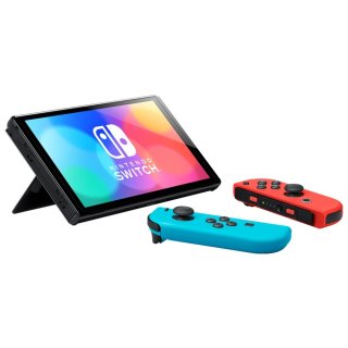 Nintendo Switch OLED Neon Piros-Kék játékkonzol