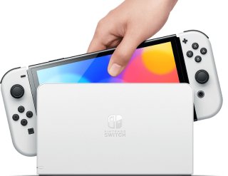 Nintendo Switch OLED Fehér játékkonzol + Mario Kart 8 & NSO