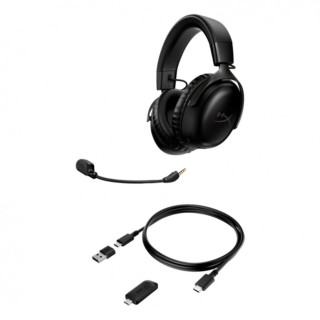 HP HyperX Cloud III Vezeték Nélküli Gamer Headset - Fekete