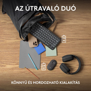 LOGITECH Pebble 2 Combo for Mac - Billentyűzet + Egér - Angol Kiosztás!