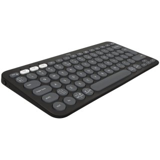 LOGITECH Pebble Keys 2 K380s - Vezeték Nélküli Billentyűzet - Szürke - Angol kiosztás! (US)