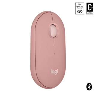 LOGITECH Pebble Mouse 2 M350s Vezeték Nélküli Egér - Rose