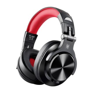 OneOdio A71 Headset - fekete piros
