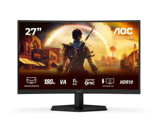 AOC C27G42E Ívelt Gamer Monitor 180Hz - 27"