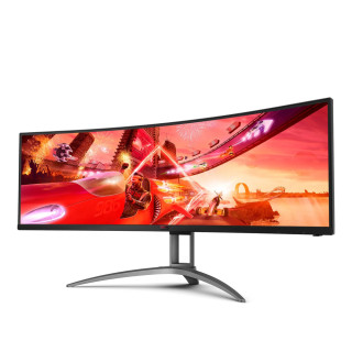 AOC AG493UCX2 Ívelt Gamer Monitor 165Hz - 49"
