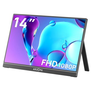 Arzopa A1S Hordozható Monitor - 14.0" - Szürke