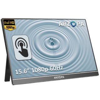 Arzopa A1T Érintőképernyős Hordozható Monitor - 15,6"