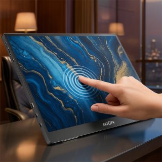 Arzopa A1T Érintőképernyős Hordozható Monitor - 15,6"